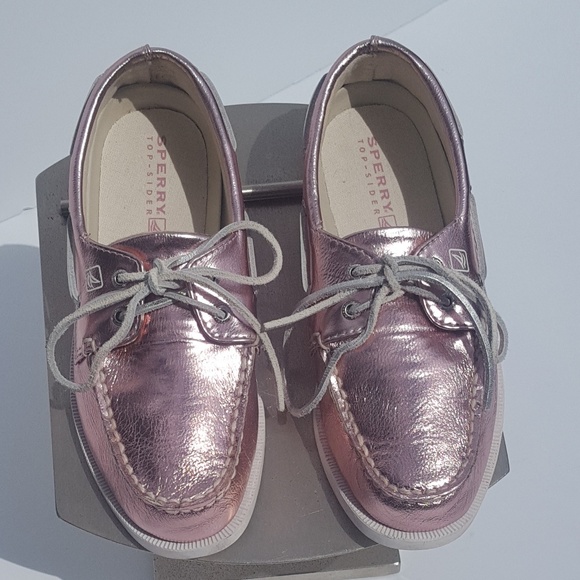Sperry Other - Girls Sperry Top-Sider (2.5 m) Rose Gold
